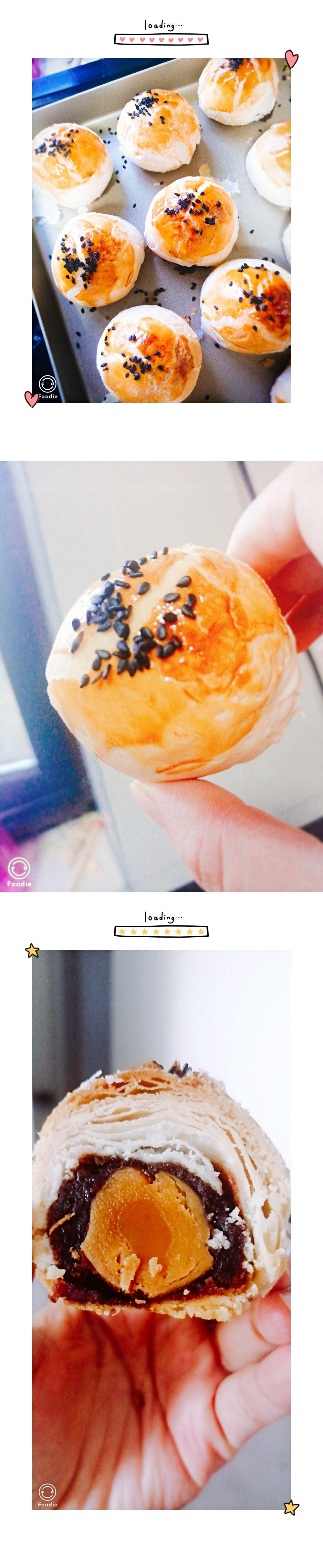 免揉免松弛超快手不破酥不混酥的蛋黄酥—新手一看包会