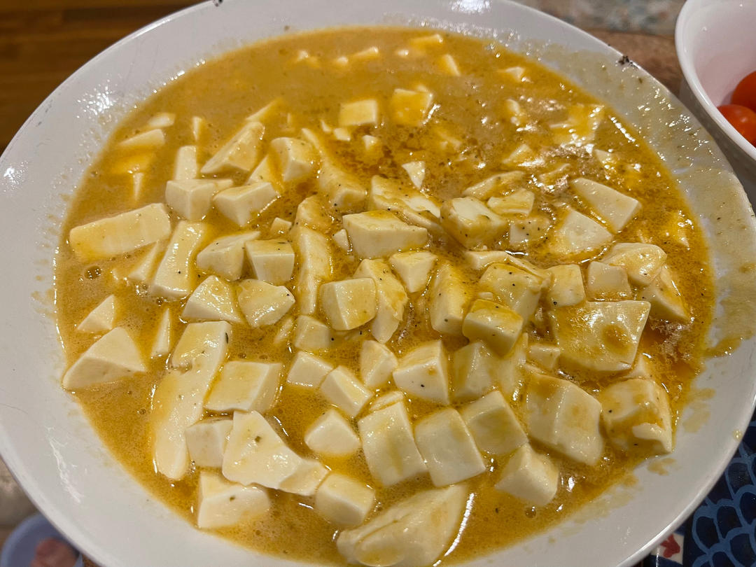 咸蛋黄豆腐