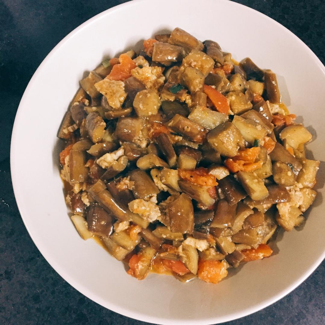 西红柿烩茄丁