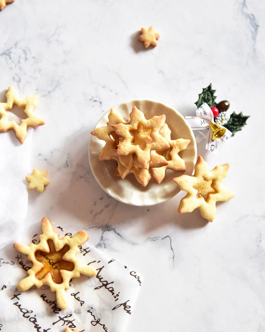 雪花玻璃糖饼干 － 北鼎烤箱食谱