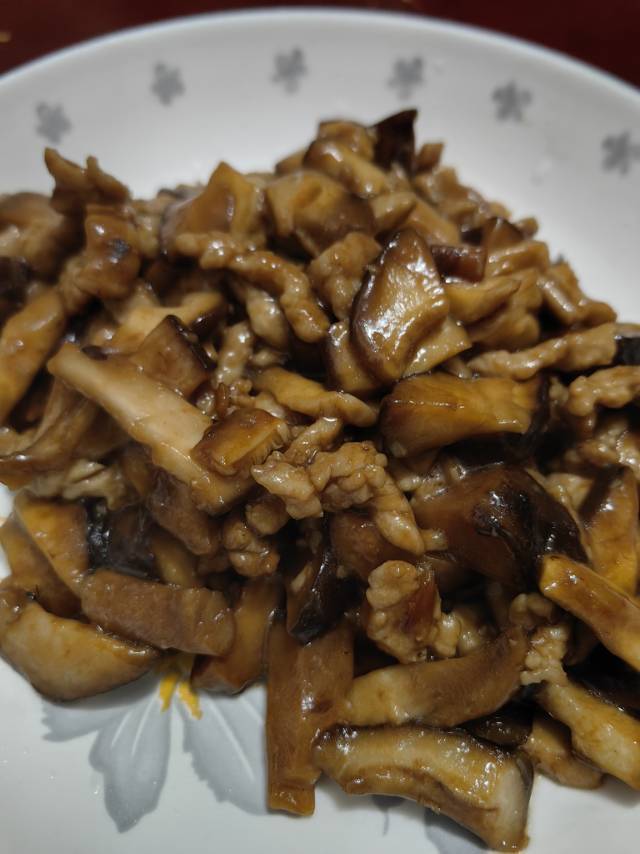 下饭神器 - 香菇炒肉 香菇炒肉丝