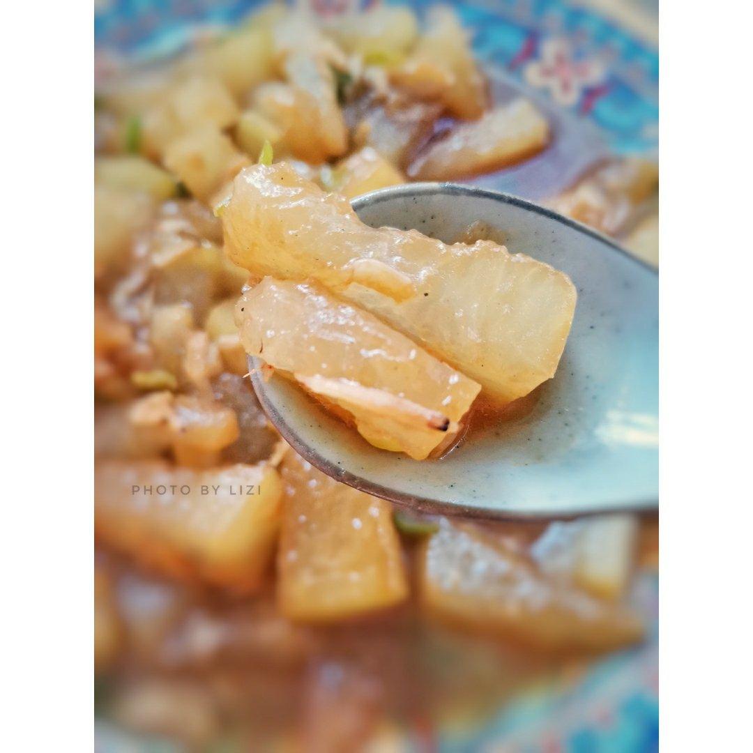 家常菜～蚝油虾皮烧冬瓜