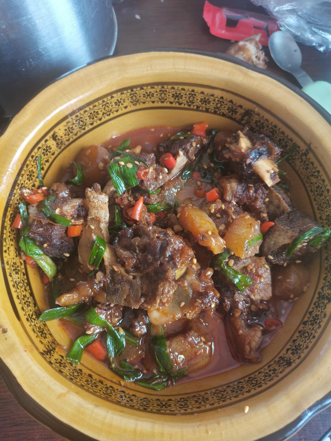 萝卜烧牛排骨
