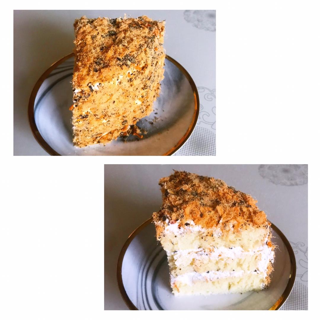 海苔肉松沙爹蛋糕（6寸巨型肉松小贝）