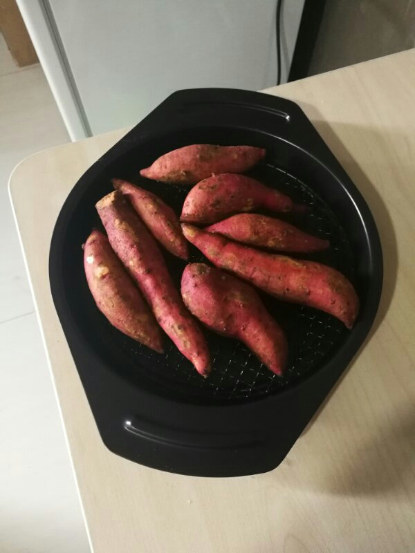 烤红薯（千石阿拉丁烤箱版）的做法 步骤1