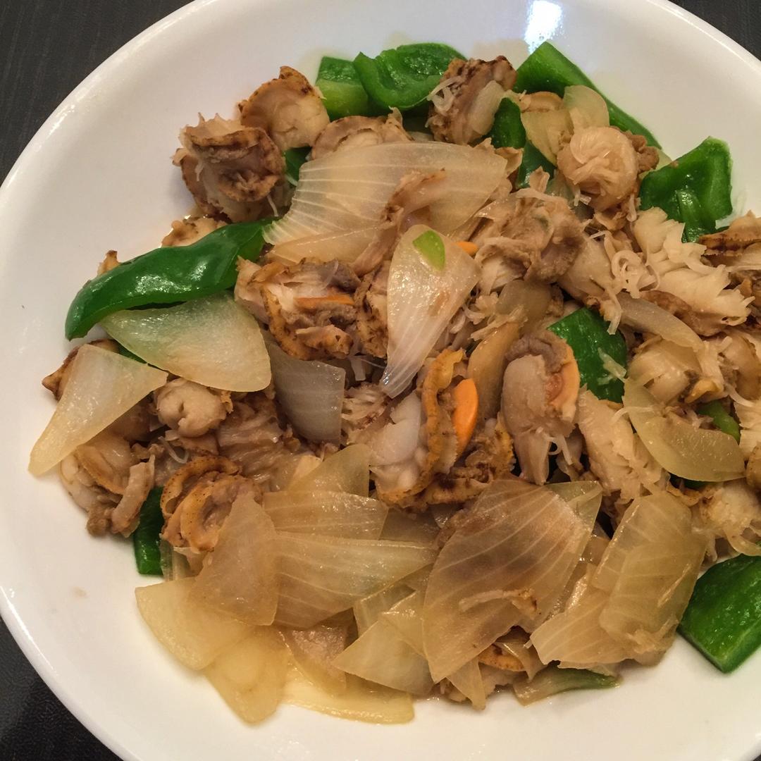 爆炒扇贝（超简洁）