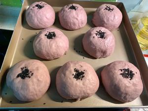 日式紫薯黑米面包的做法 步骤12