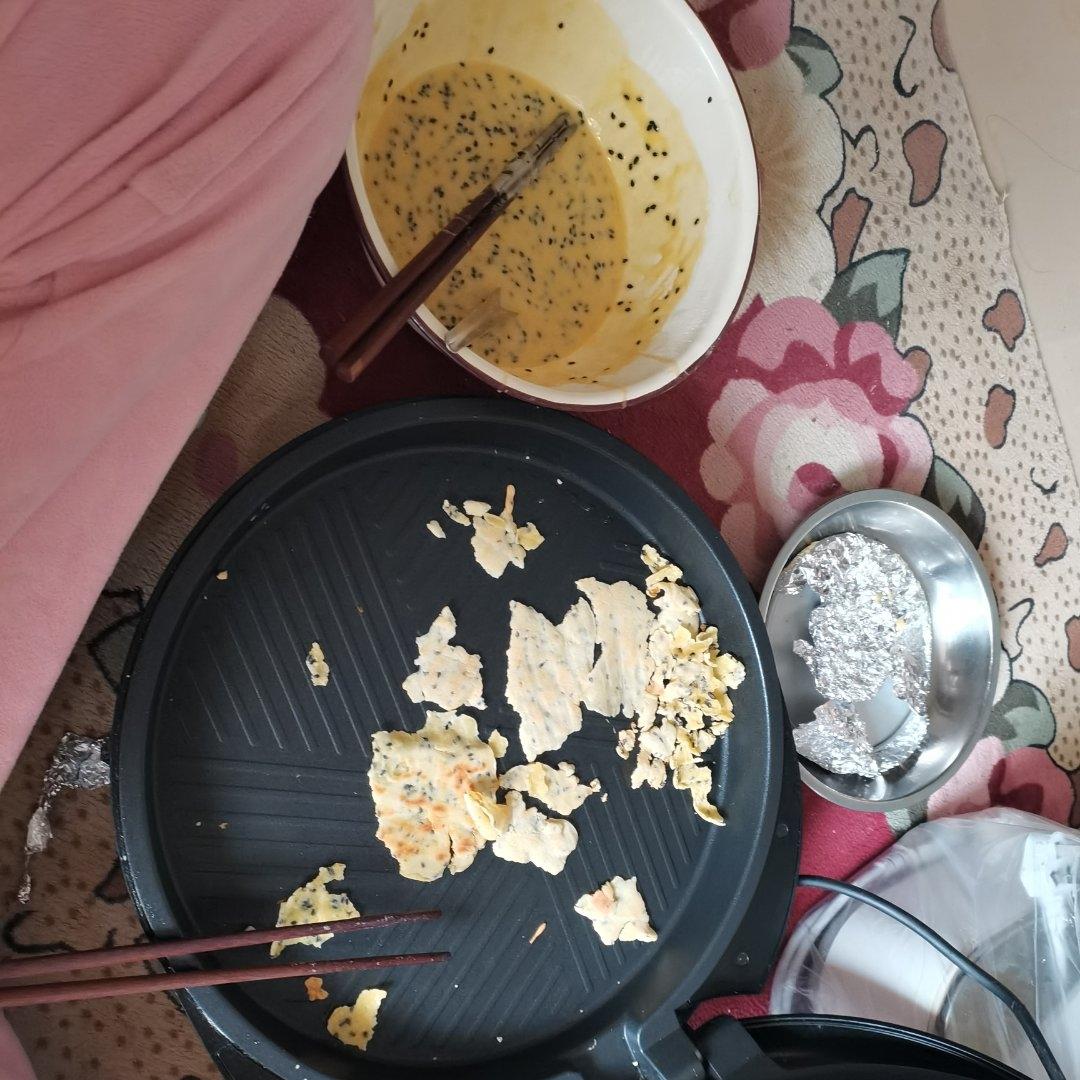 电饼铛脆皮蛋卷