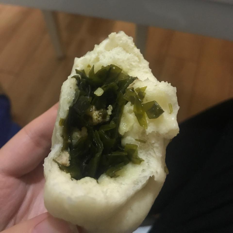 玥儿lenli做的海带猪肉包子