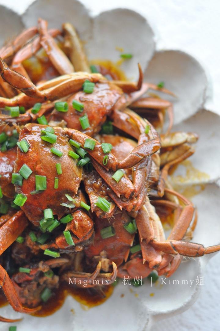 红烧六月黄大闸蟹