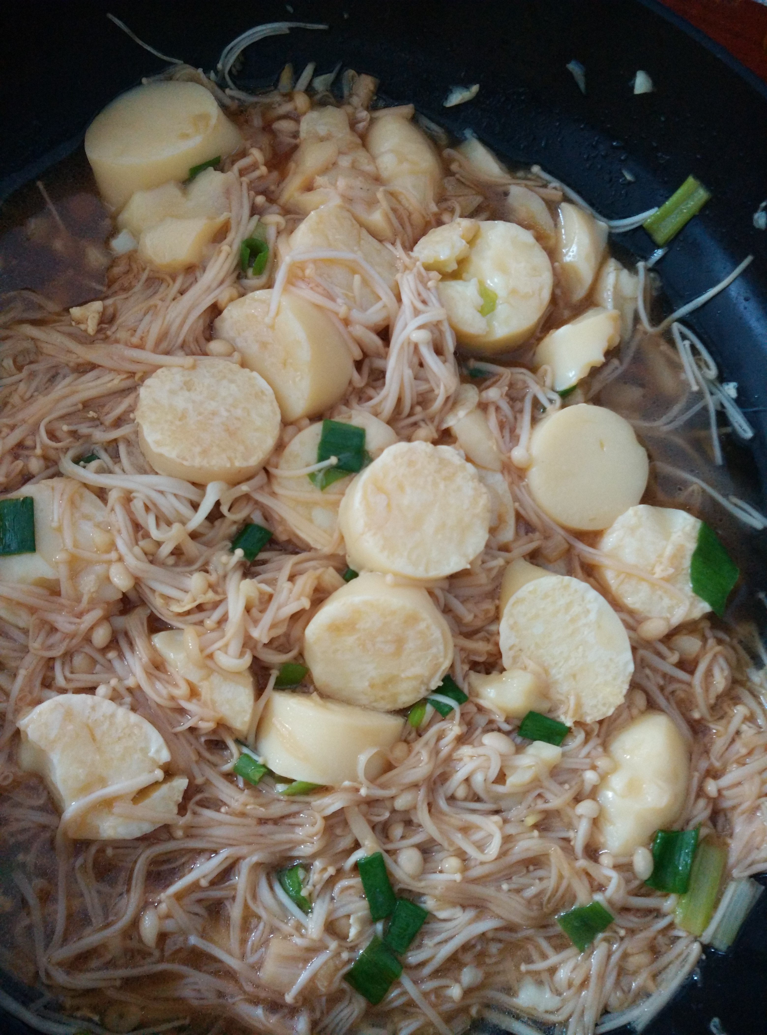 超级下饭菜--金针菇日本豆腐