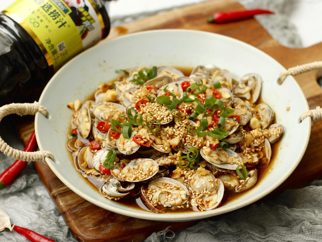 捞汁花甲的做法