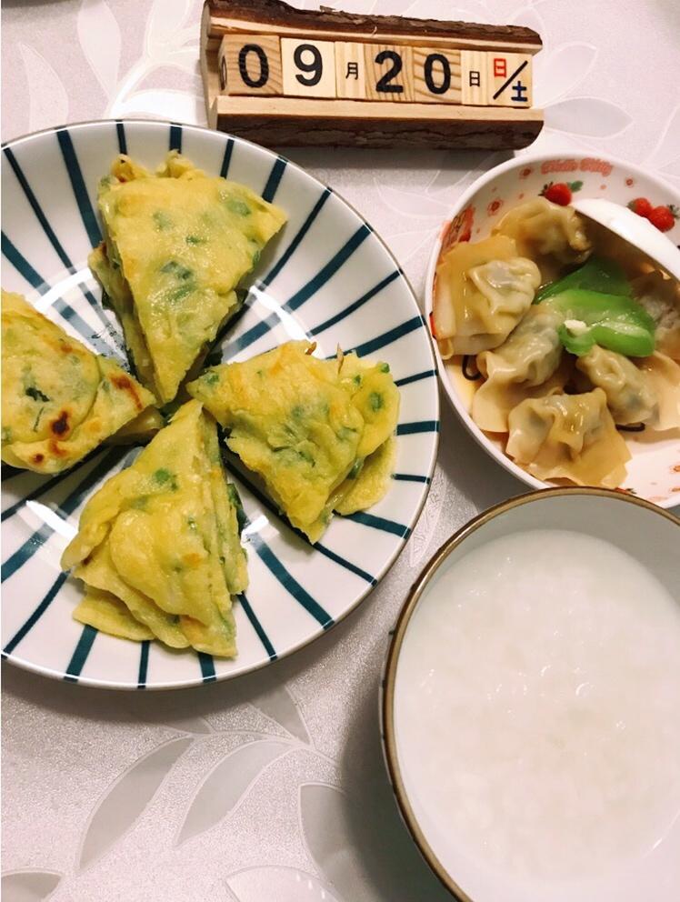 葱香鸡蛋饼