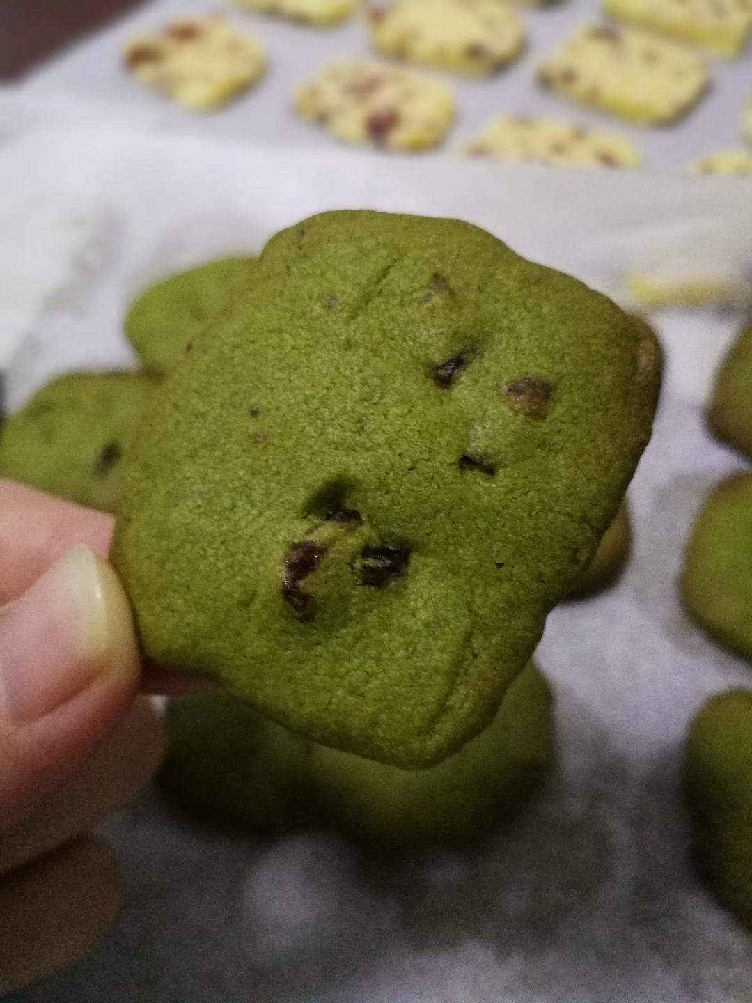 抹茶蔓越莓饼干