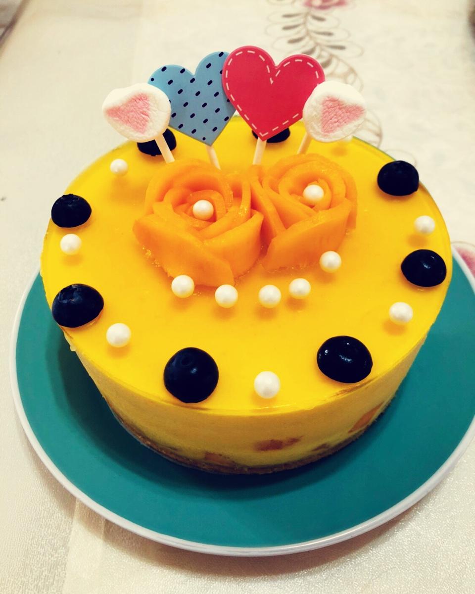 【视频】芒果慕斯（6寸） | 含镜面果胶配方