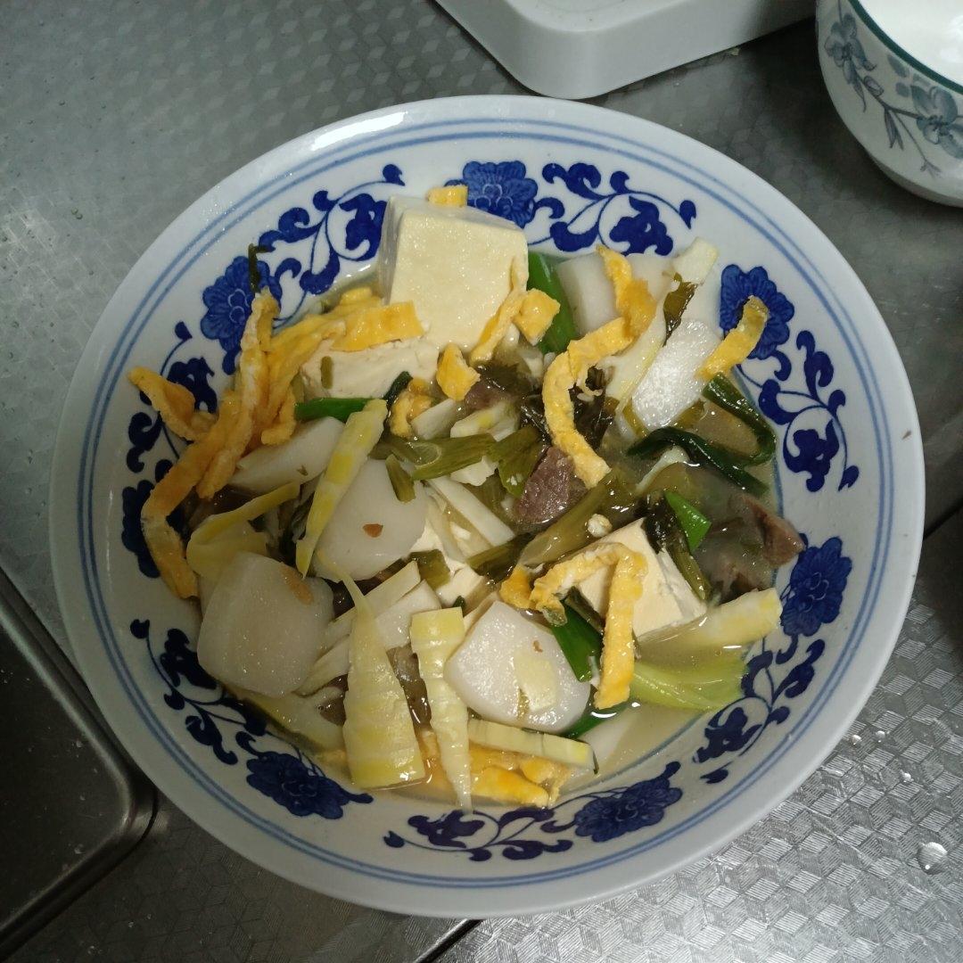 嵊州炒年糕（雪菜豆腐汤年糕）