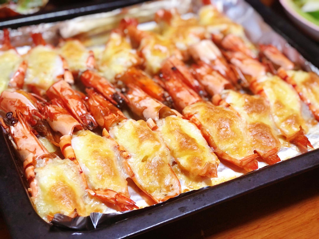 芝士焗大虾【7月北鼎烤箱食谱】