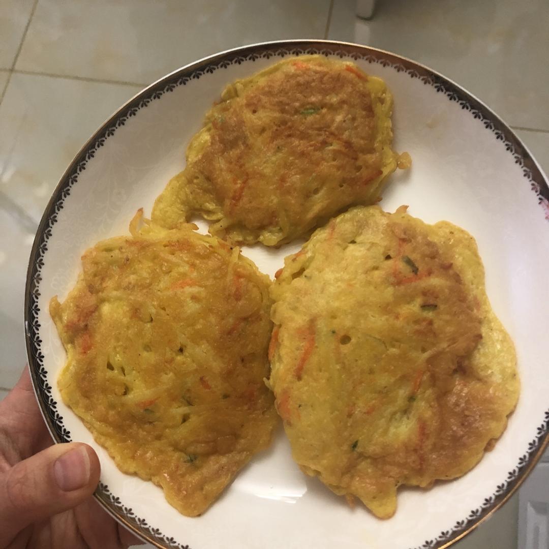 土豆丝鸡蛋饼