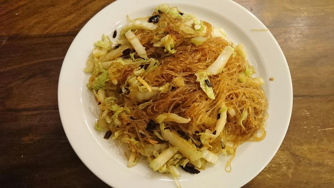 大白菜炒粉丝