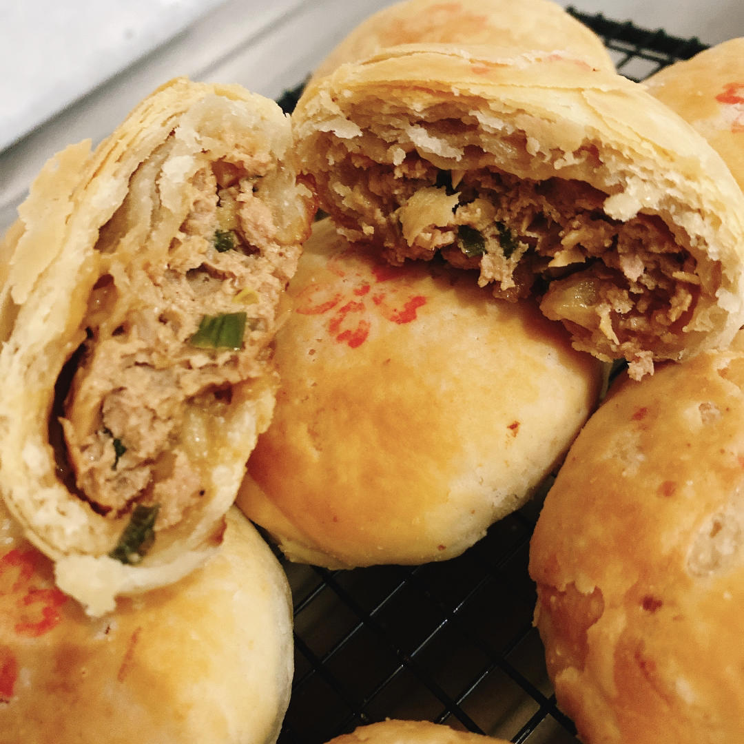 泳式鲜肉榨菜月饼