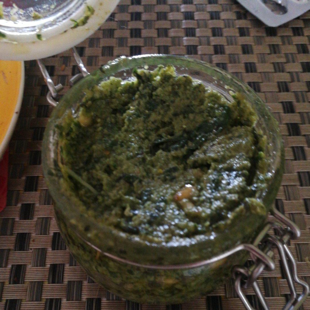 意大利面青酱--罗勒酱