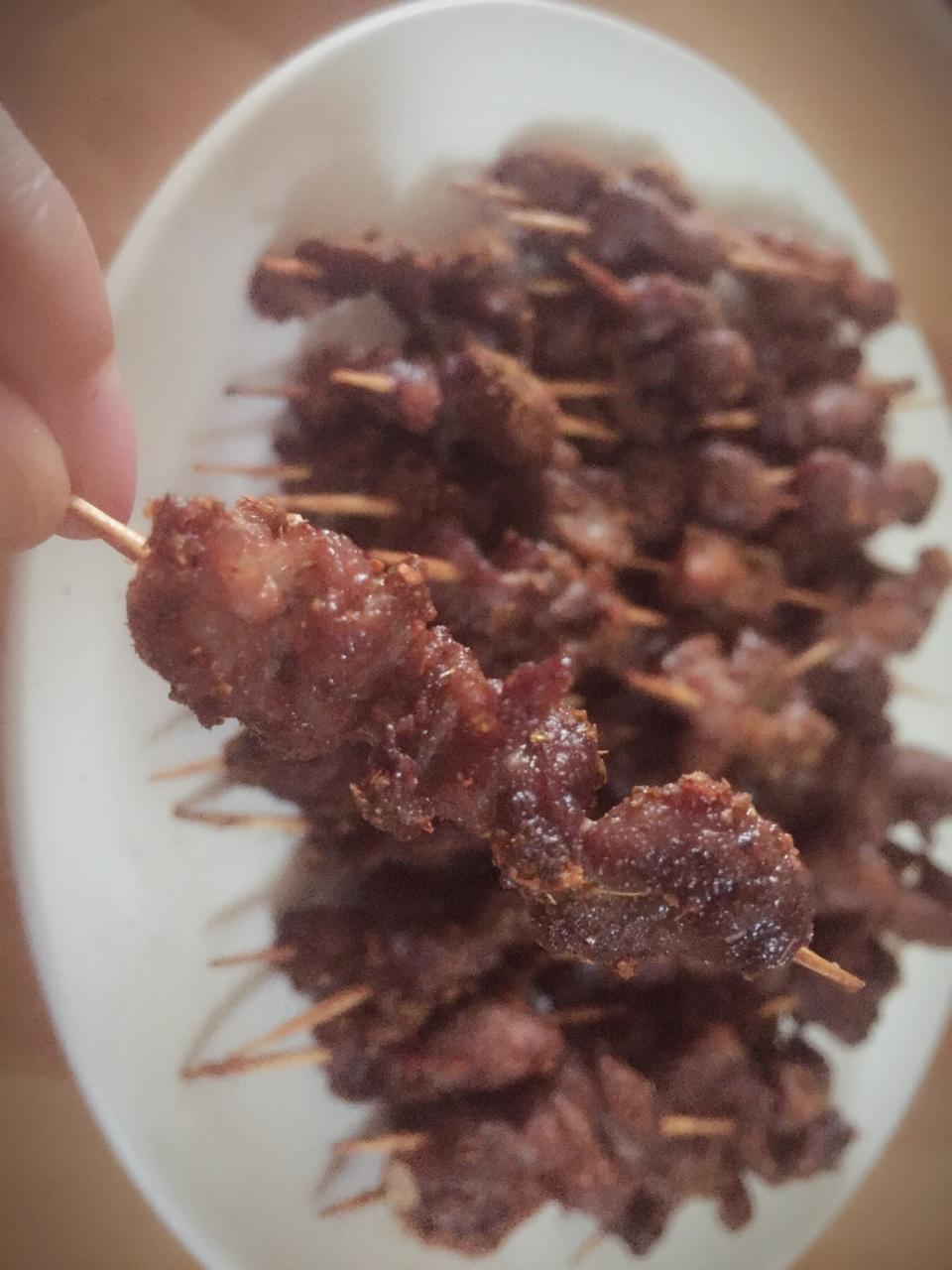 牙签羊肉（烤箱版）