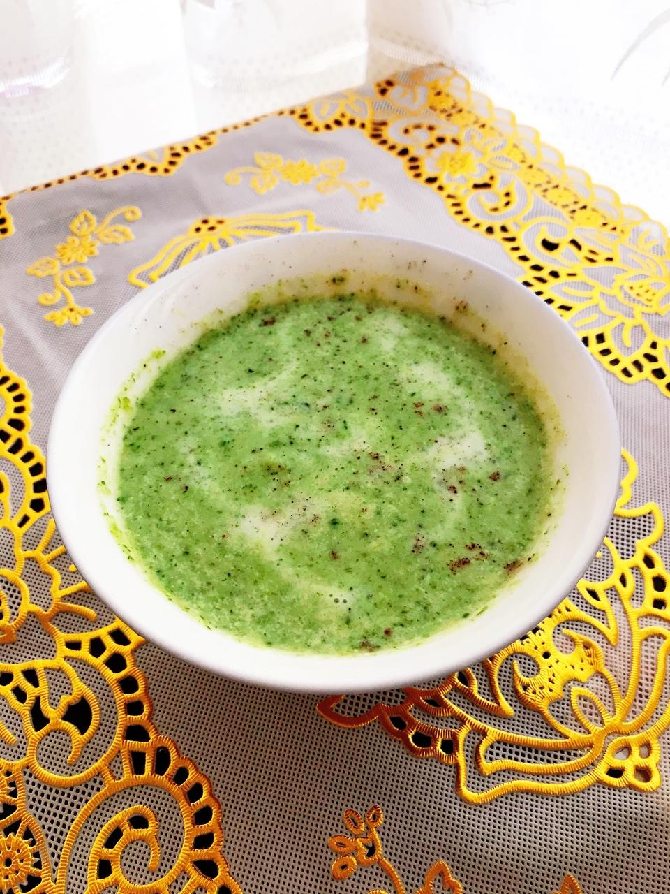 西兰花浓汤的做法