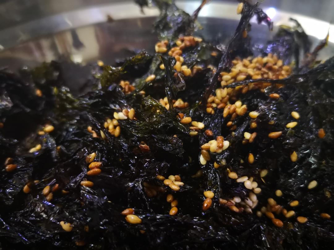 平底锅烤海苔  简单快手低脂小零食