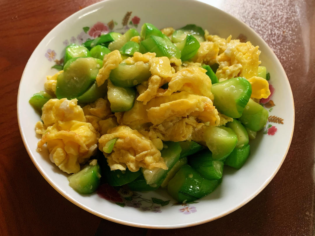 丝瓜炒蛋