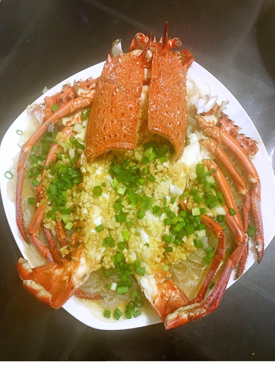 蒜蓉龙虾蒸粉丝