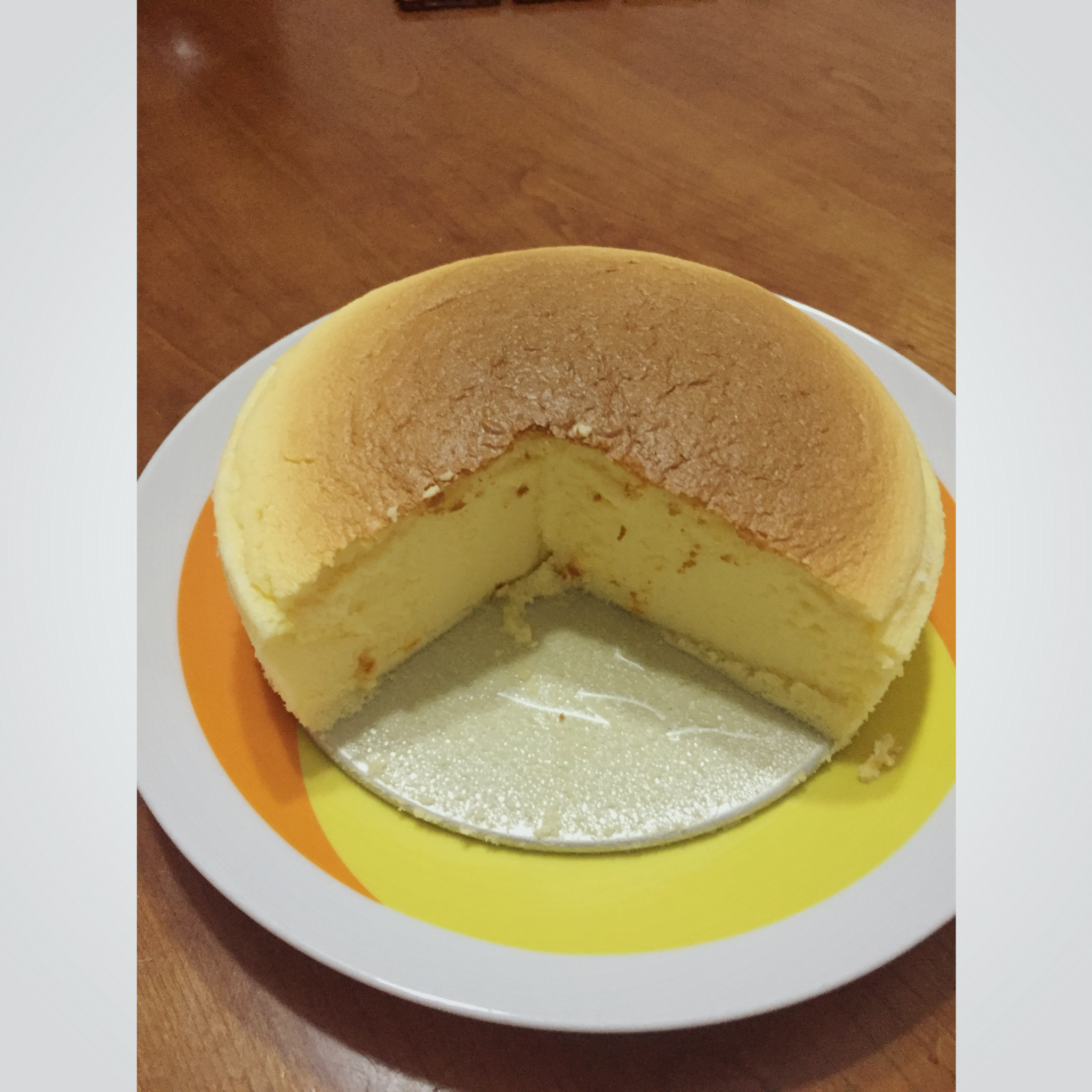 轻乳酪芝士蛋糕6寸#皮黑森林#