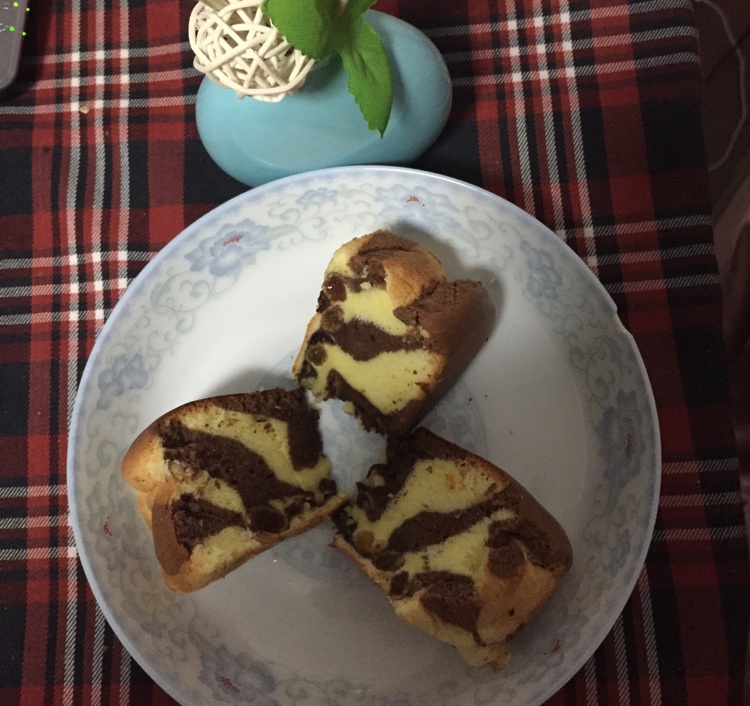 斑马纹戚风蛋糕