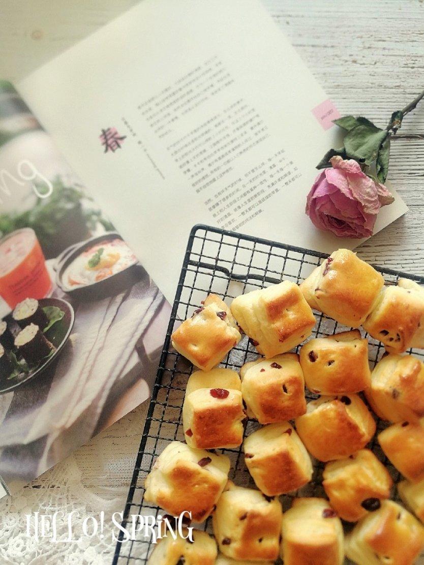 蔓越莓优格小面包块