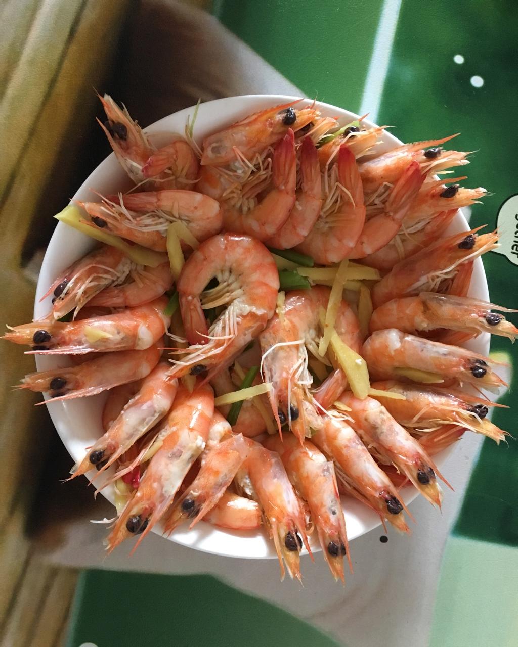 白灼基围虾