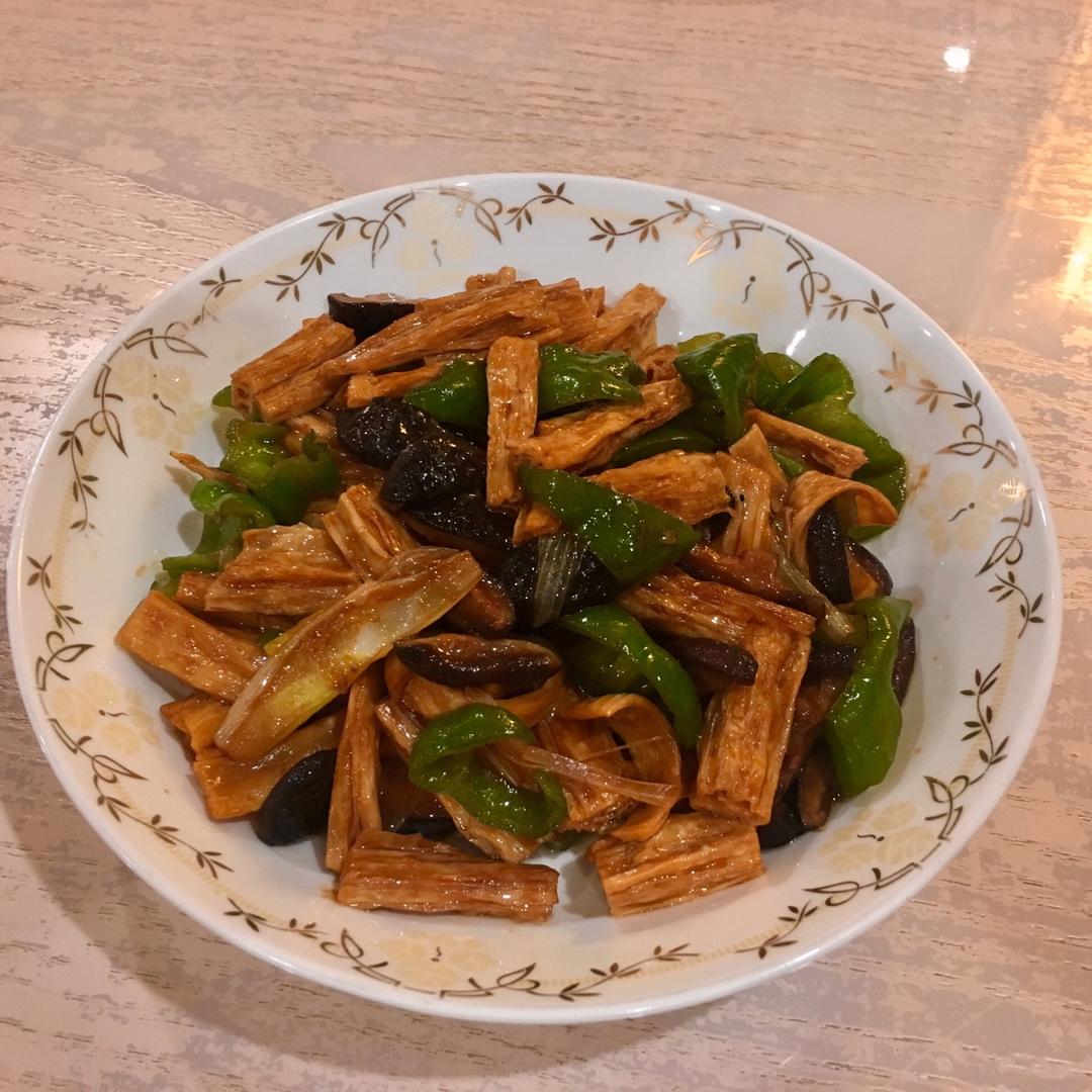腐竹烧香菇