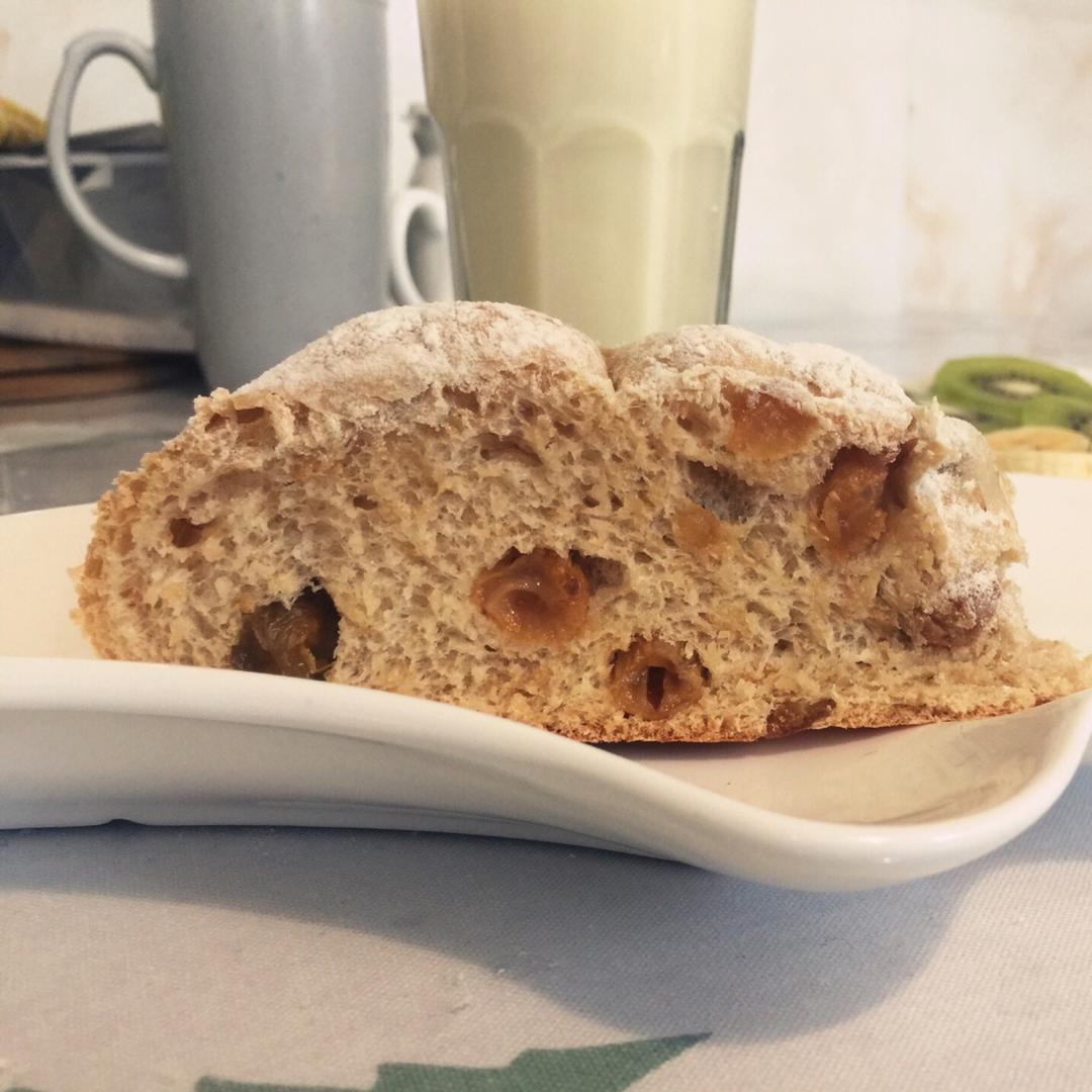 全麦核桃包～软欧包