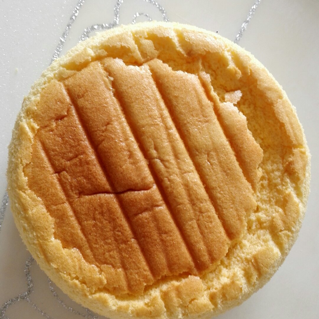 6寸原味戚风蛋糕