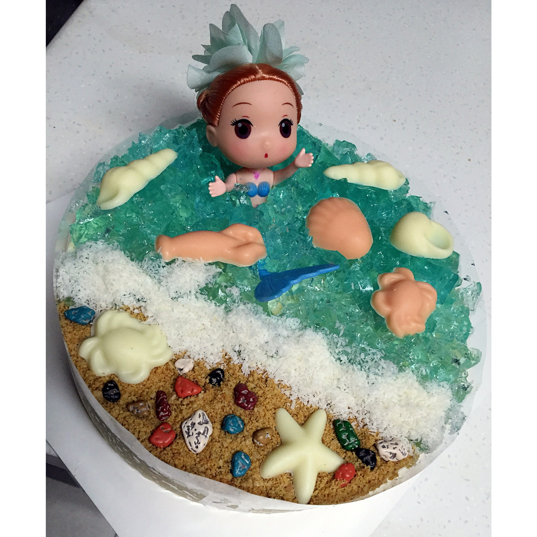 海洋酸奶慕斯蛋糕