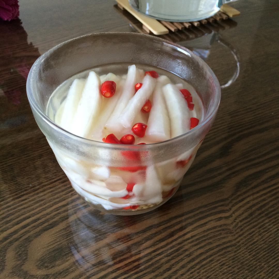 酸甜脆爽腌萝卜