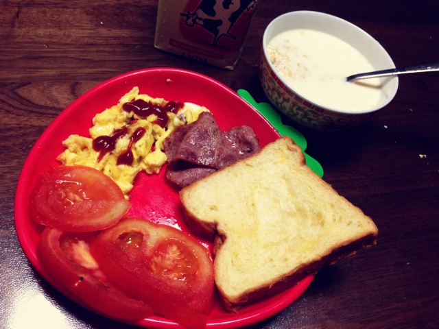 美式炒蛋 scrambled eggs