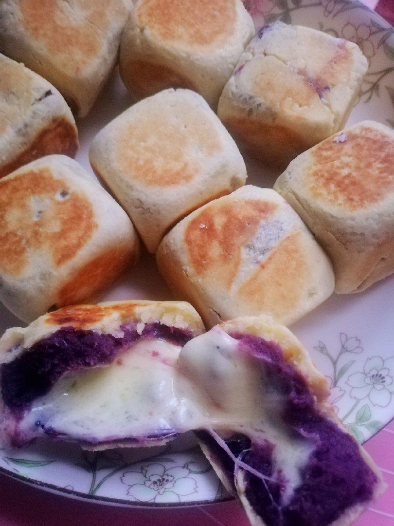 网红爆浆紫薯仙豆糕(低卡版)超长拉丝