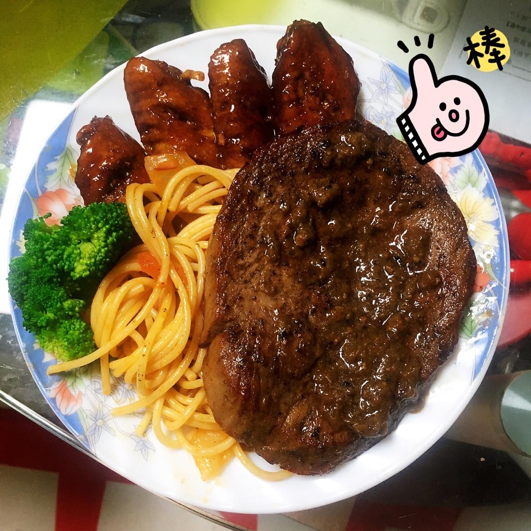 黑椒牛排