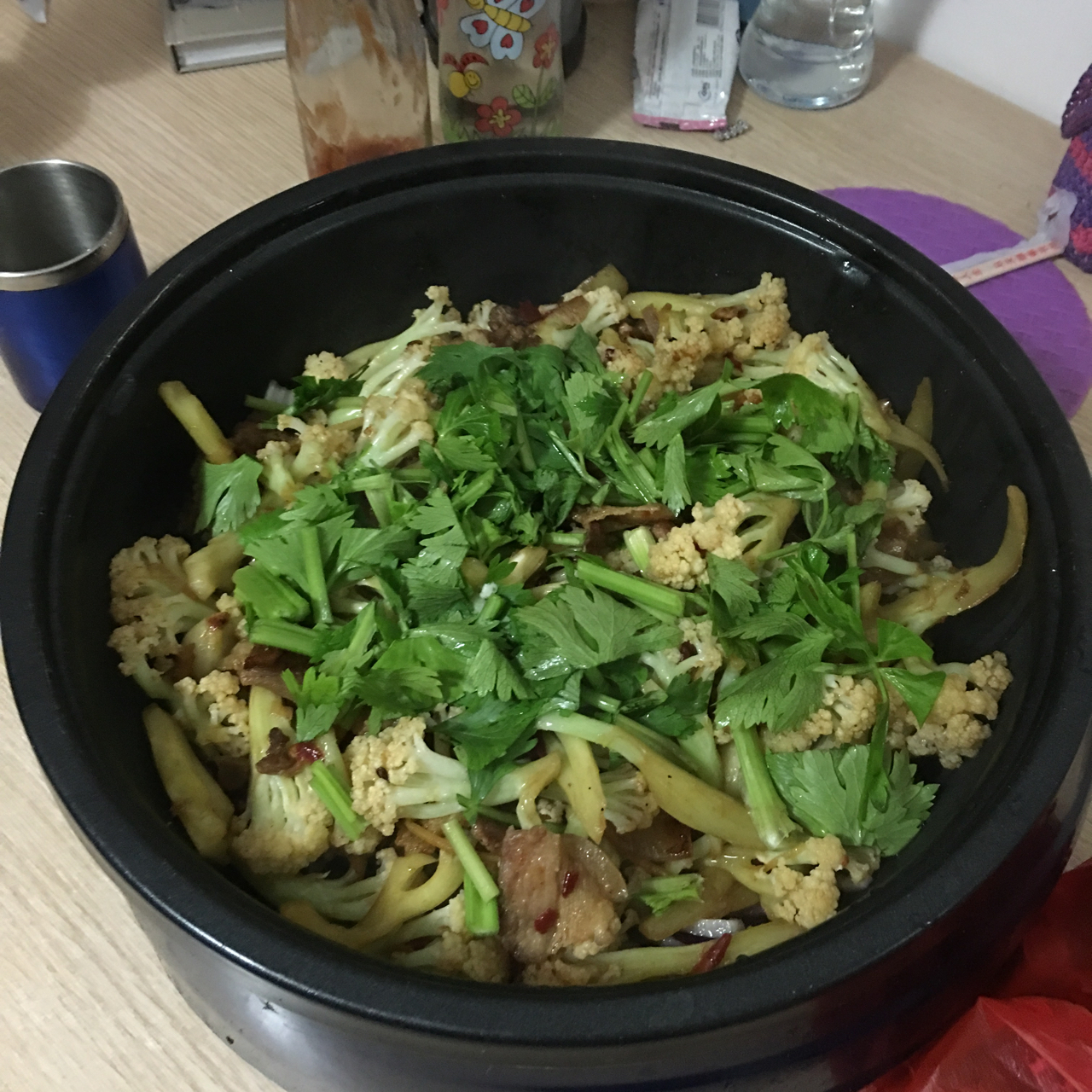 干锅花菜