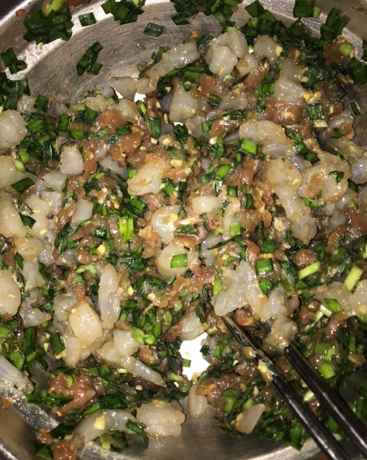 韭菜虾仁鲜肉水饺