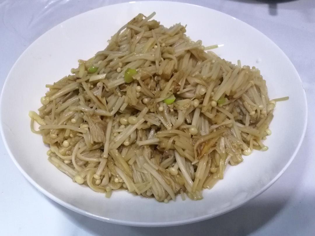酱炒金针菇