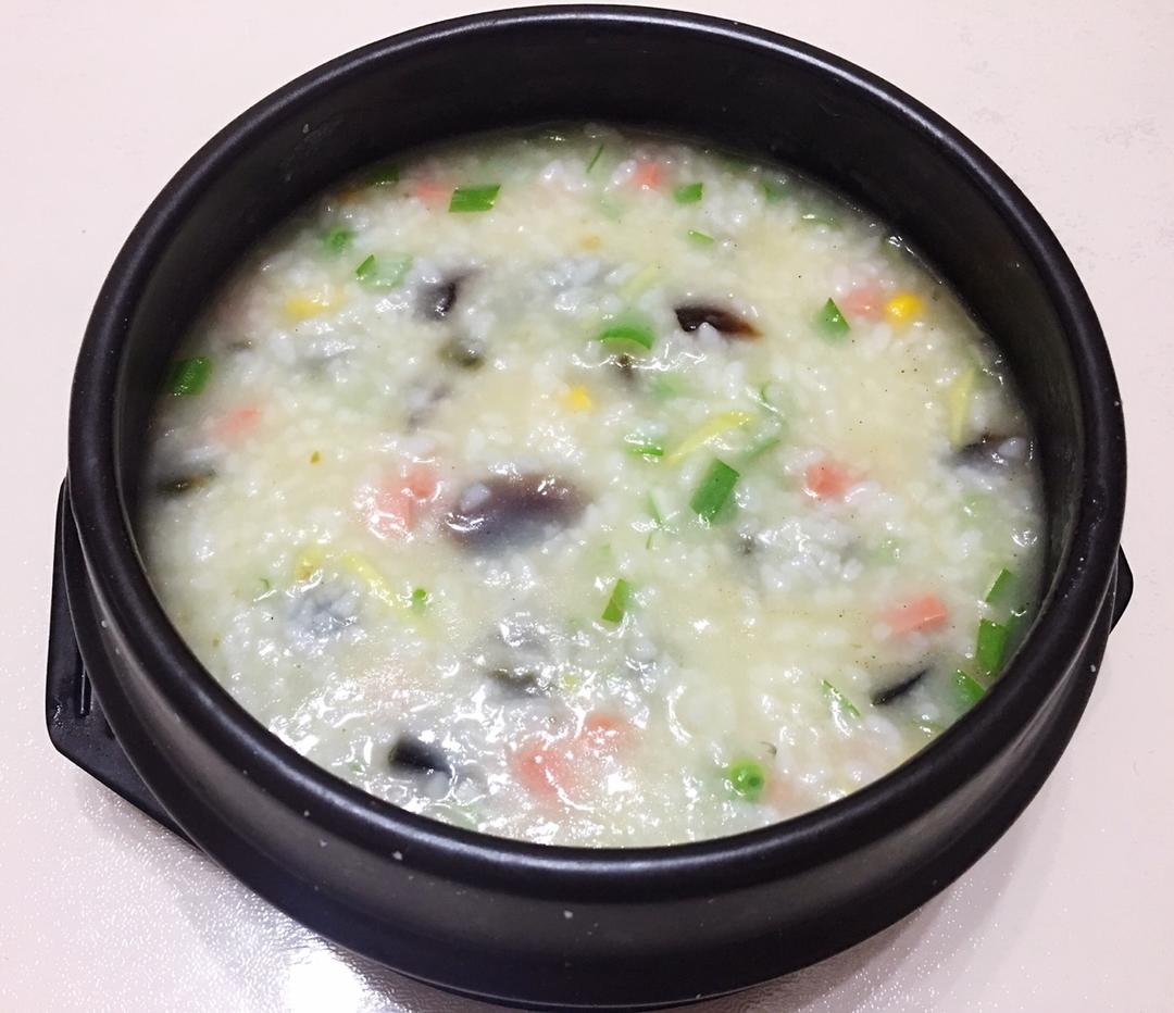 十五分钟快手之香滑皮蛋瘦肉粥(附五分钟电饭煲电压力锅更快捷方法)