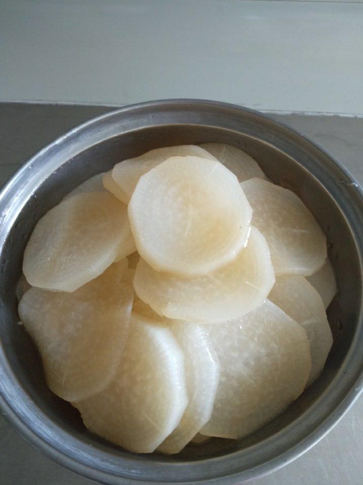 清蒸萝卜片