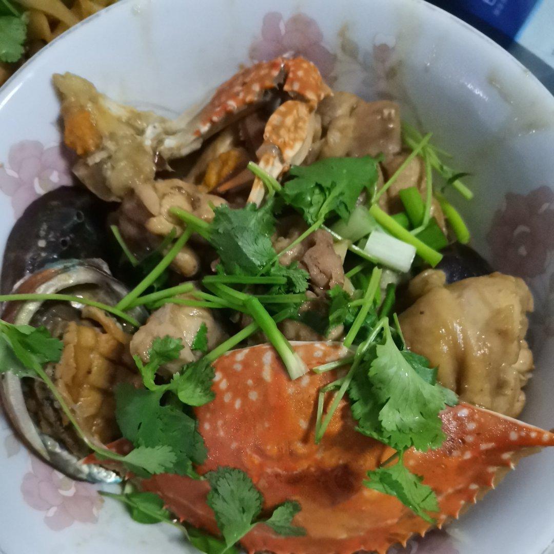 蟹煲鸡