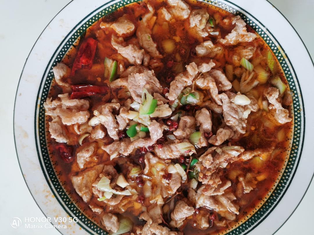 水煮肉片（肯定不翻车）