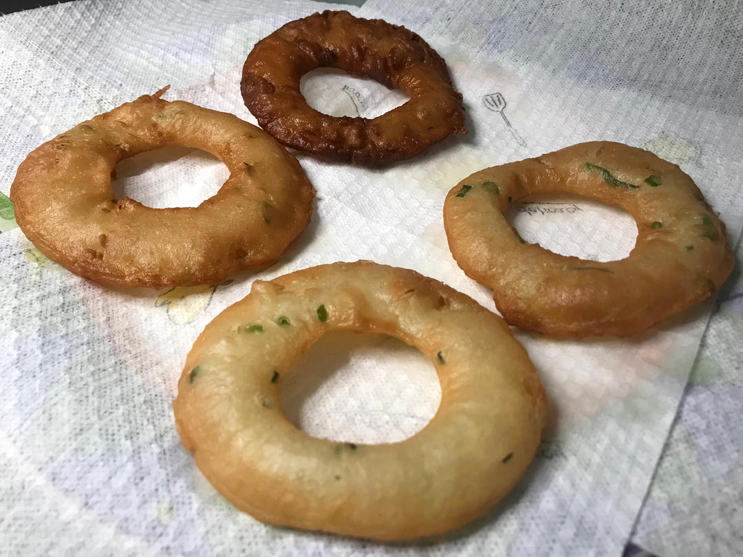 长沙小吃 葱油粑粑（葱油米浆饼）